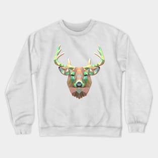 Geometric Arctic Stag Crewneck Sweatshirt